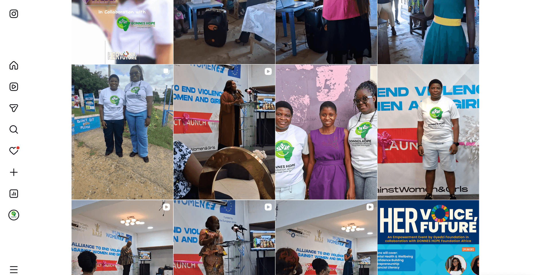 Donnes Hope Foundation — process